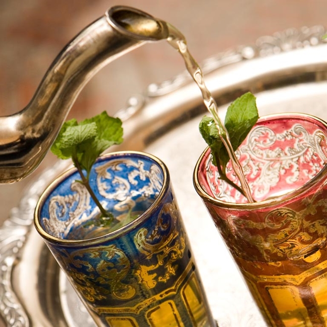 Tea tasting in Morocco