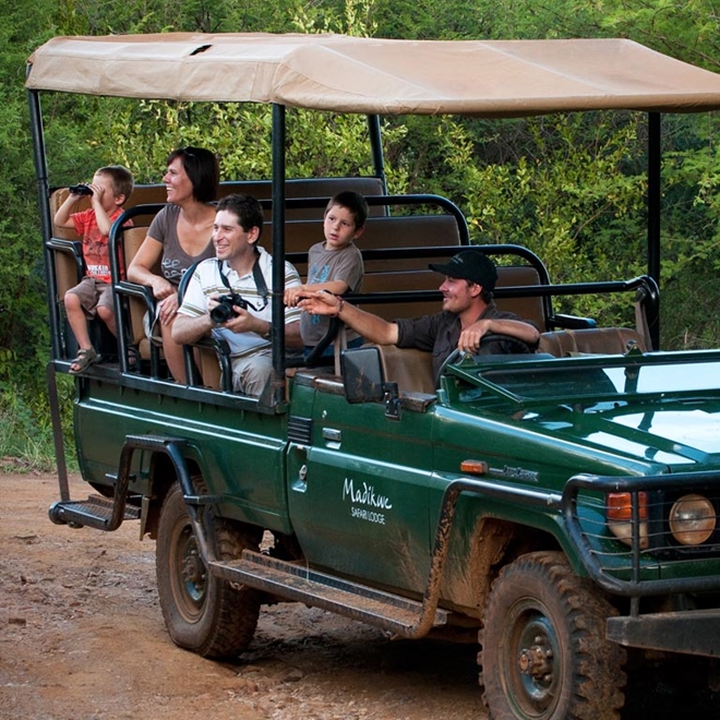 Game drive in Madikwe, South Africa