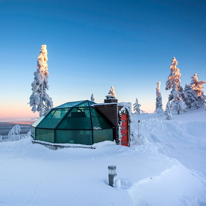 Golden Crown Glass Igloo
