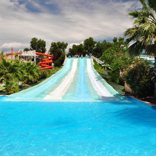 Water slide at Aquasplash, Antibes