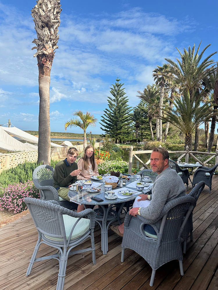 Lunch at La Sultana Oualidia