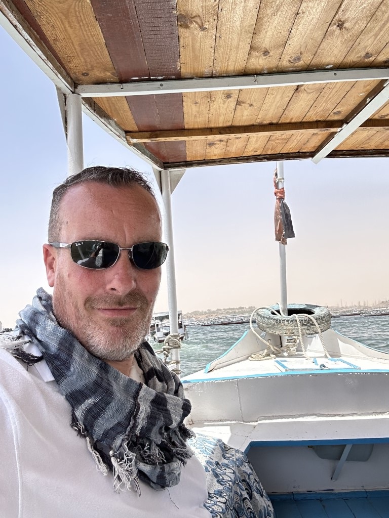Jon Dunne on Sailboat