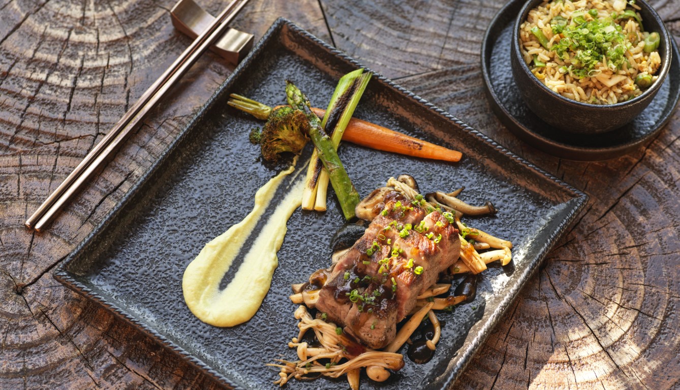a plate at the Ritz Carlton Maldives