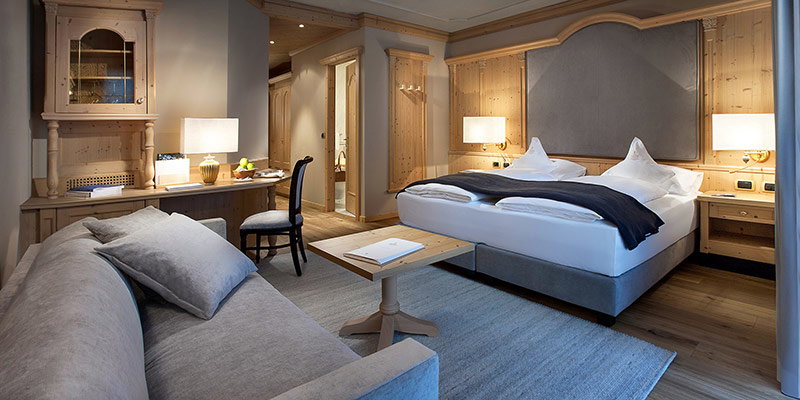 A bespoke hotel room