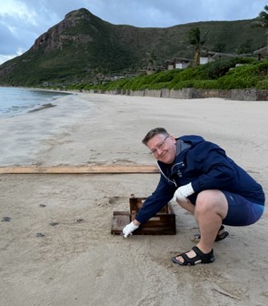 Turtle release at Six senses Con Dao 