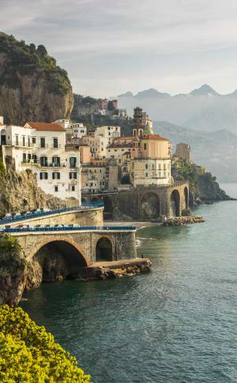 Amalfi coast in Italy