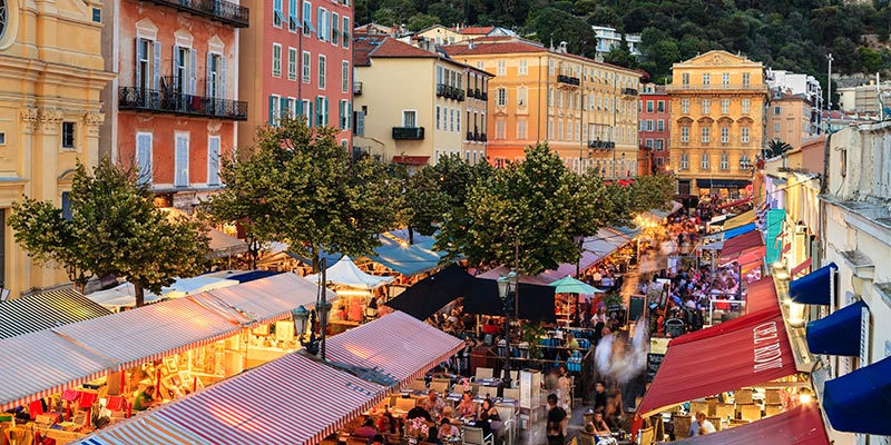 Cours Saleya in Nice