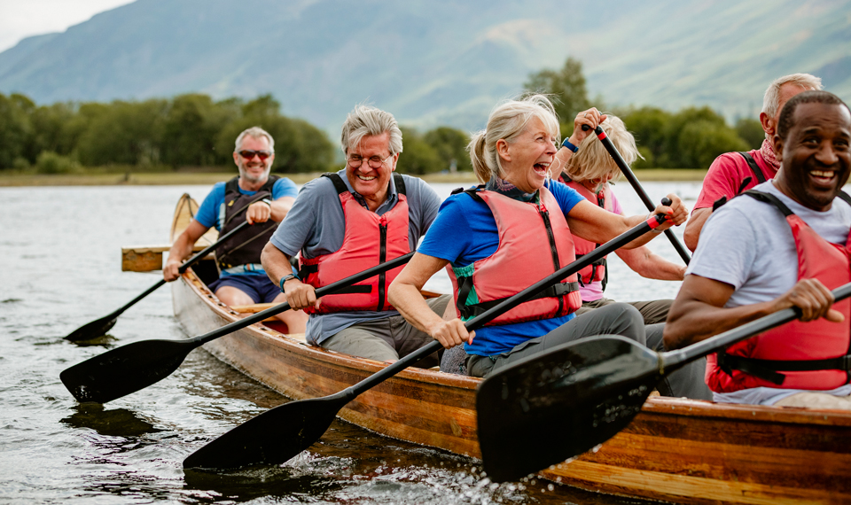 Friends Canoeing