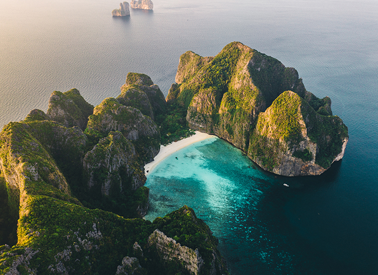 Aerial view of Koh Phi Phi