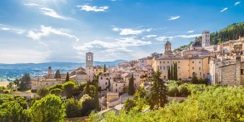 Rooftop views of Umbria