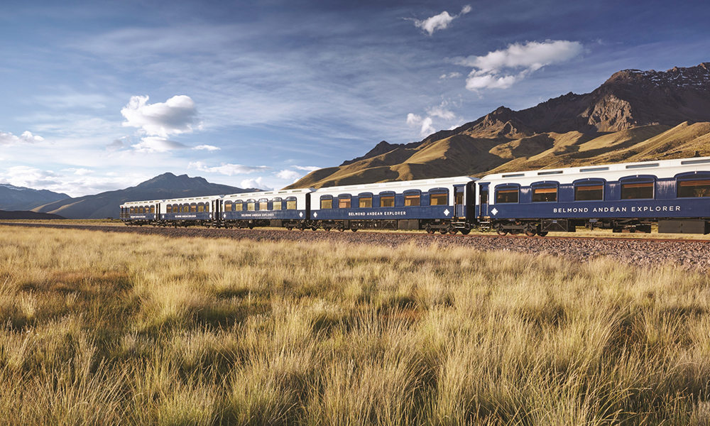 Exterior view of the Belmond Andean Explorer
