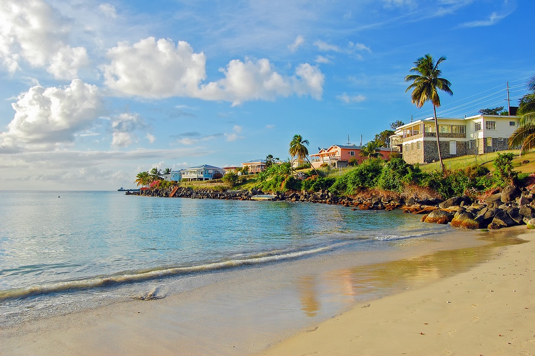View of Grand Anse beach
