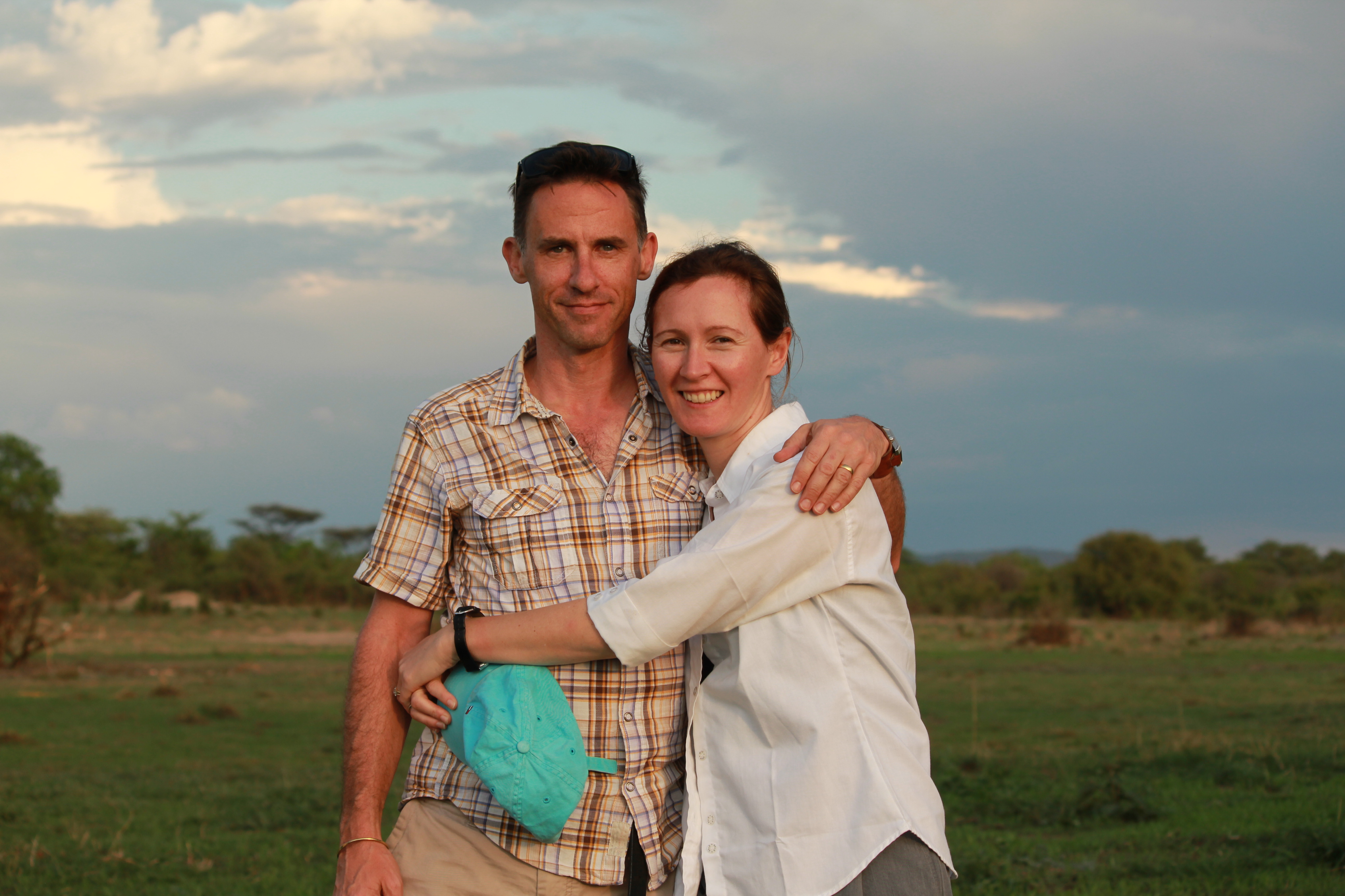 James and his wife