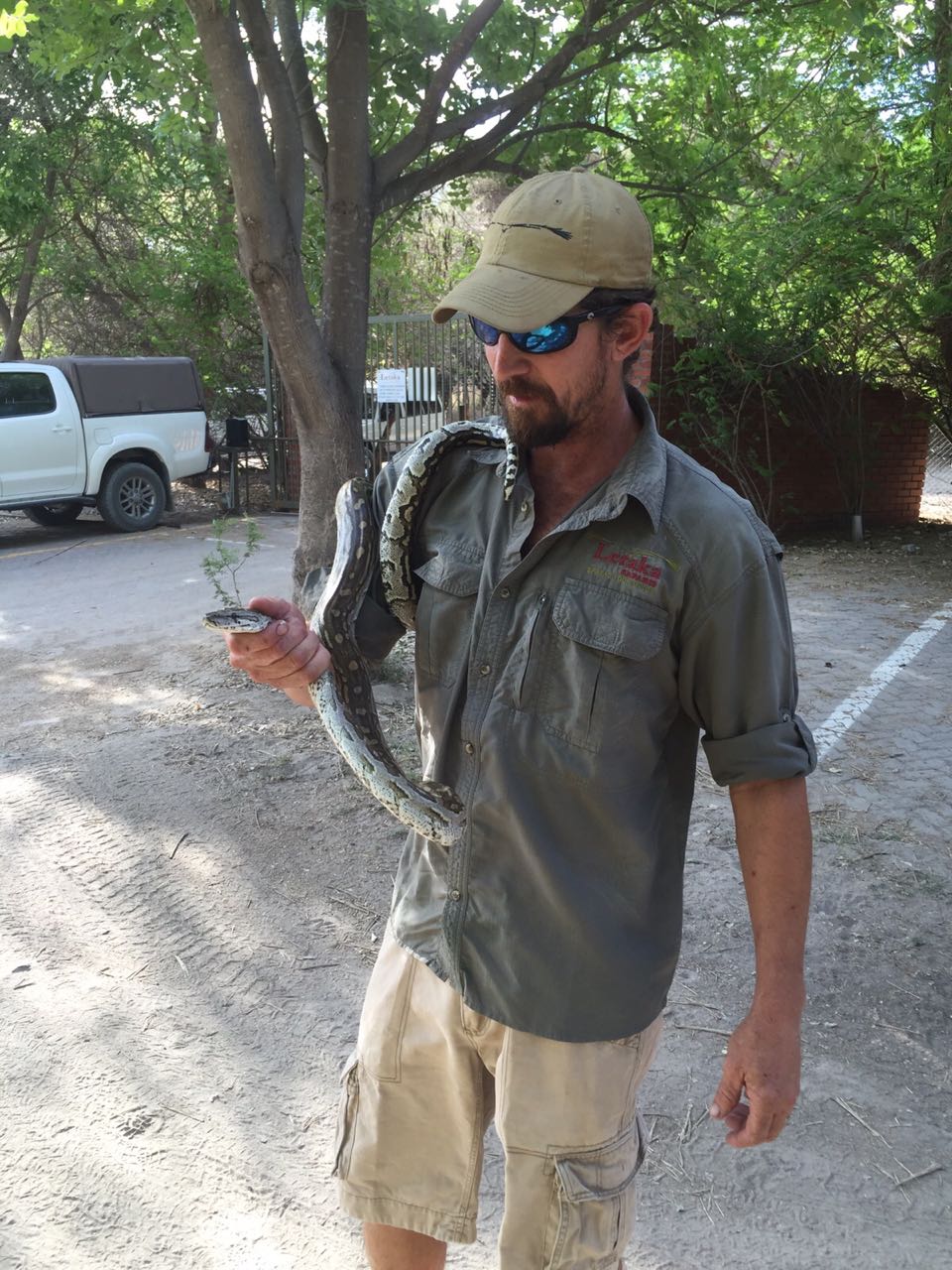 Brent at one with the wild!