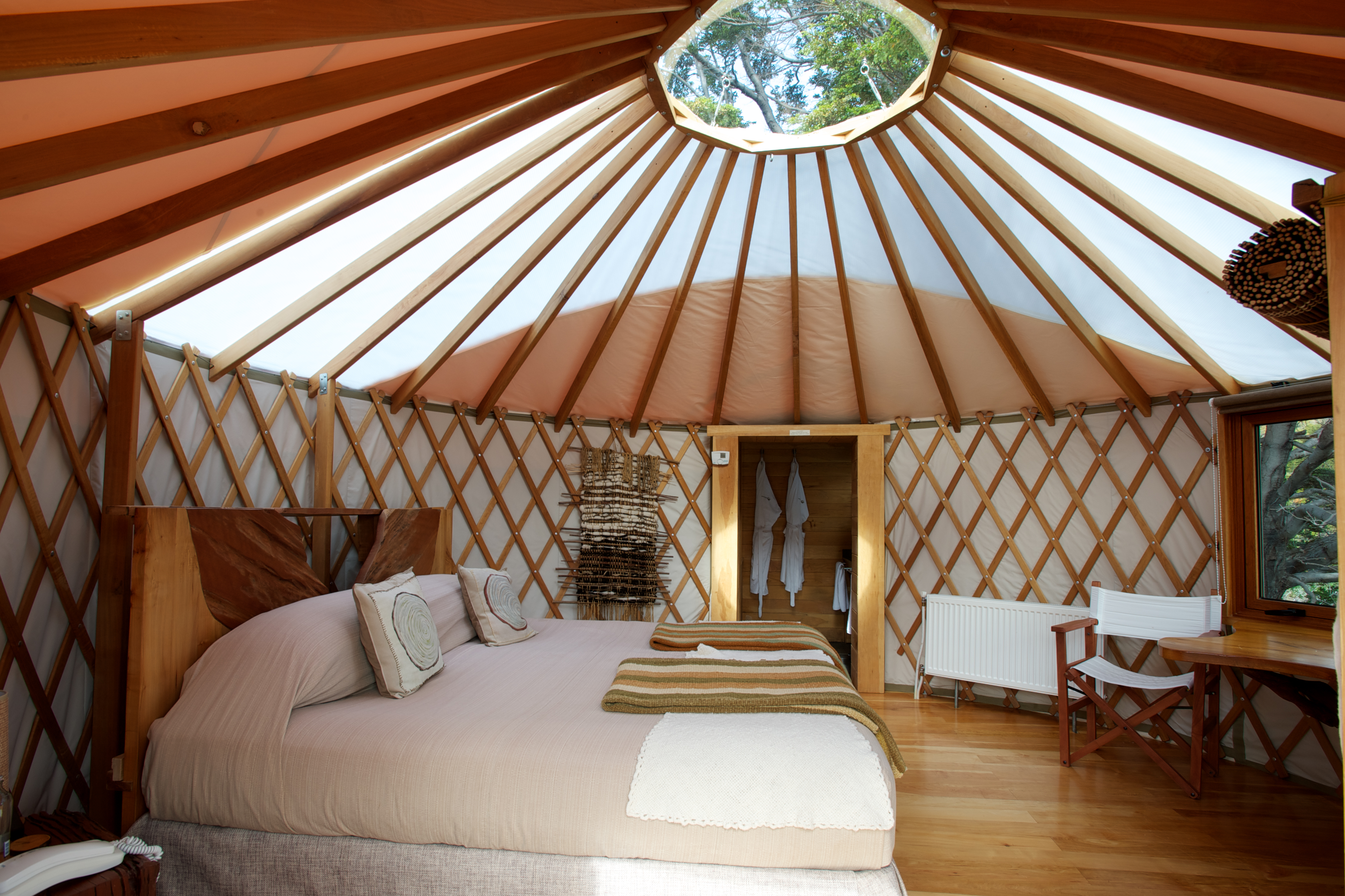 Patagonia Camp yurt interior