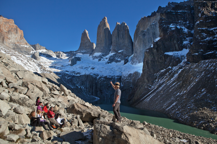 Family guided hike at Tierra Patagonia