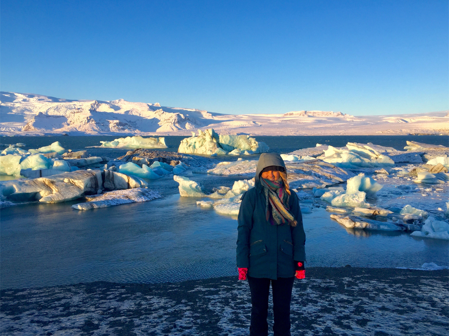 Winter beach days in Iceland