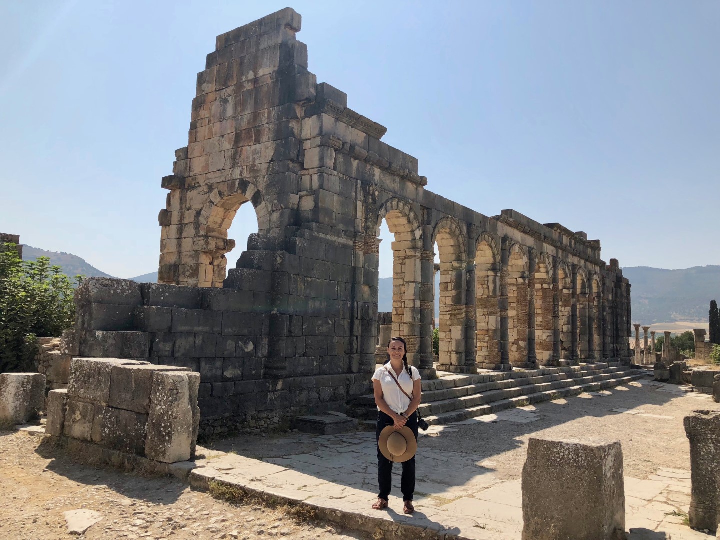 Rachael at Volubilis