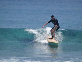 Waves perfect for beginners as well as advanced surfers