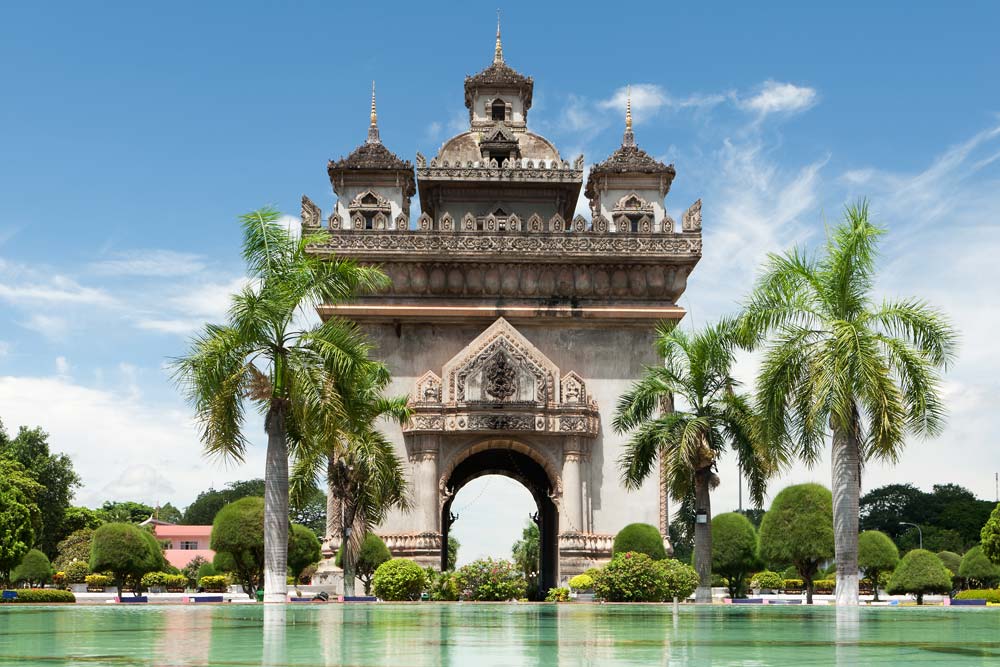Patuxai in Vientiane, Laos