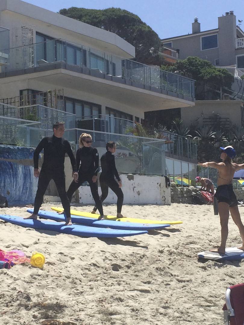 Surfing lessons