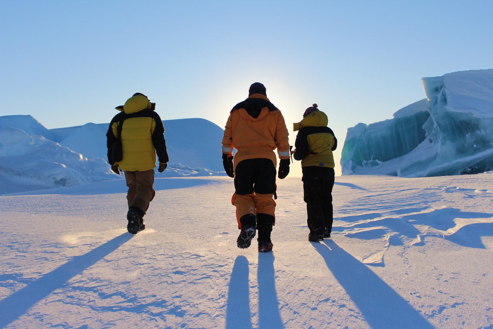 Hiking Antarctica