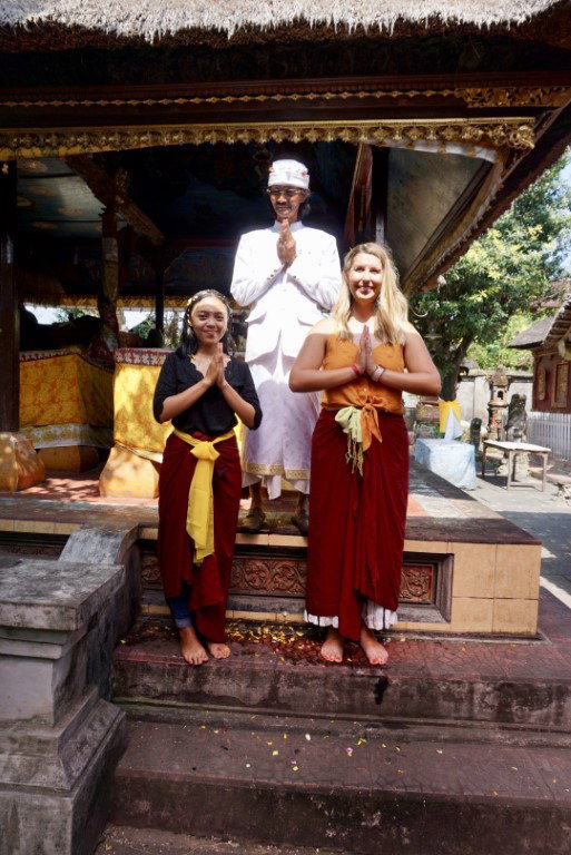 Alex at the Hindu ceremony