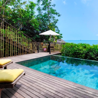 Pool at Six Senses Samui Thailand