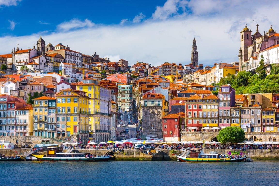 The city of Porto in Portugal