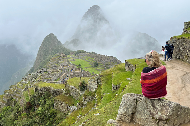 Ellen at Machu Picchu