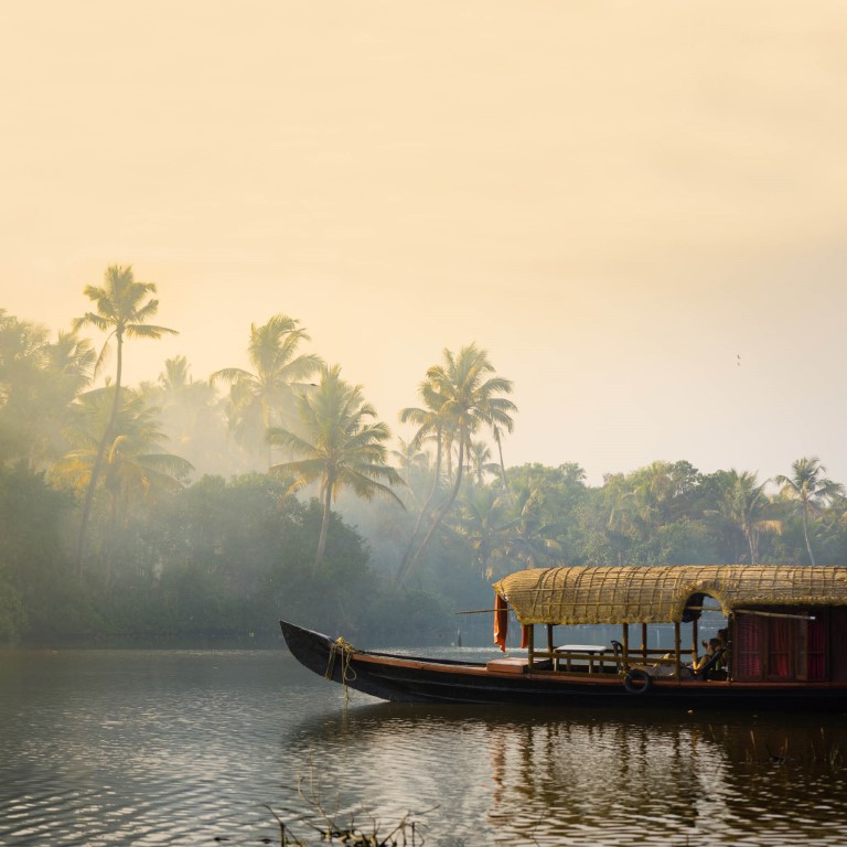 Houseboat in Kerala, India