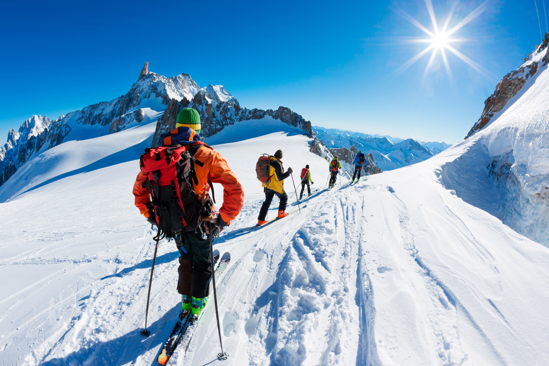 Skiing and snowboarding