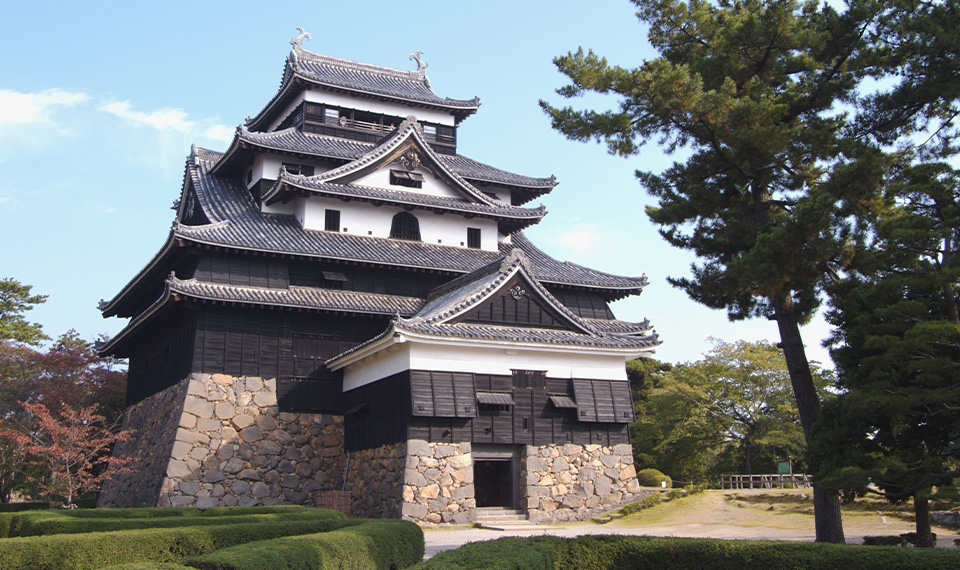 Exterior shot of Matsue Castle