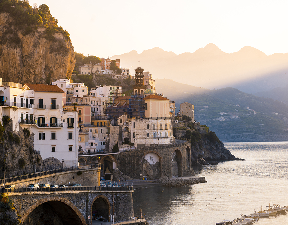 View of Atrani Salerno, Italy