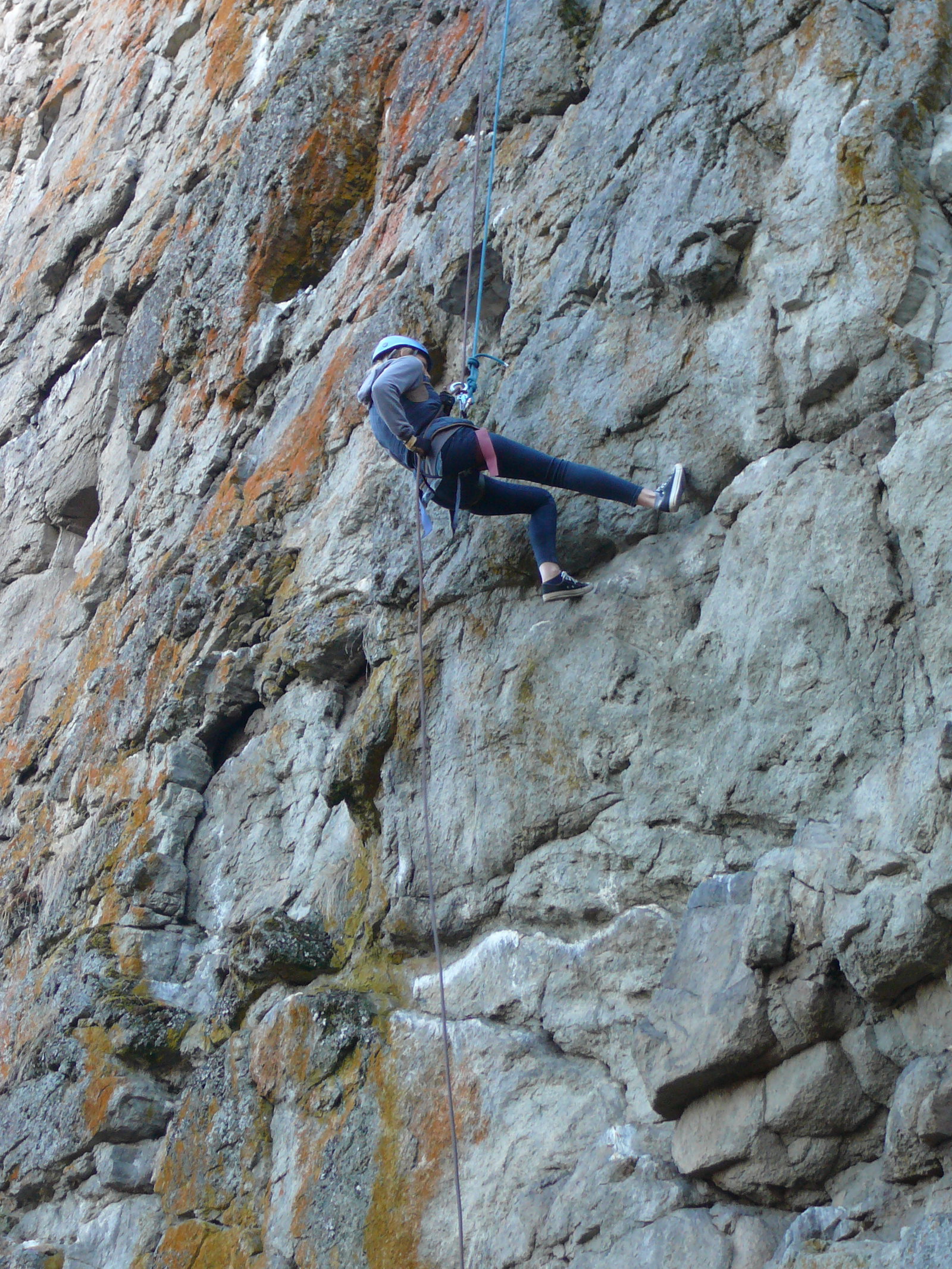 Kerri abseiling