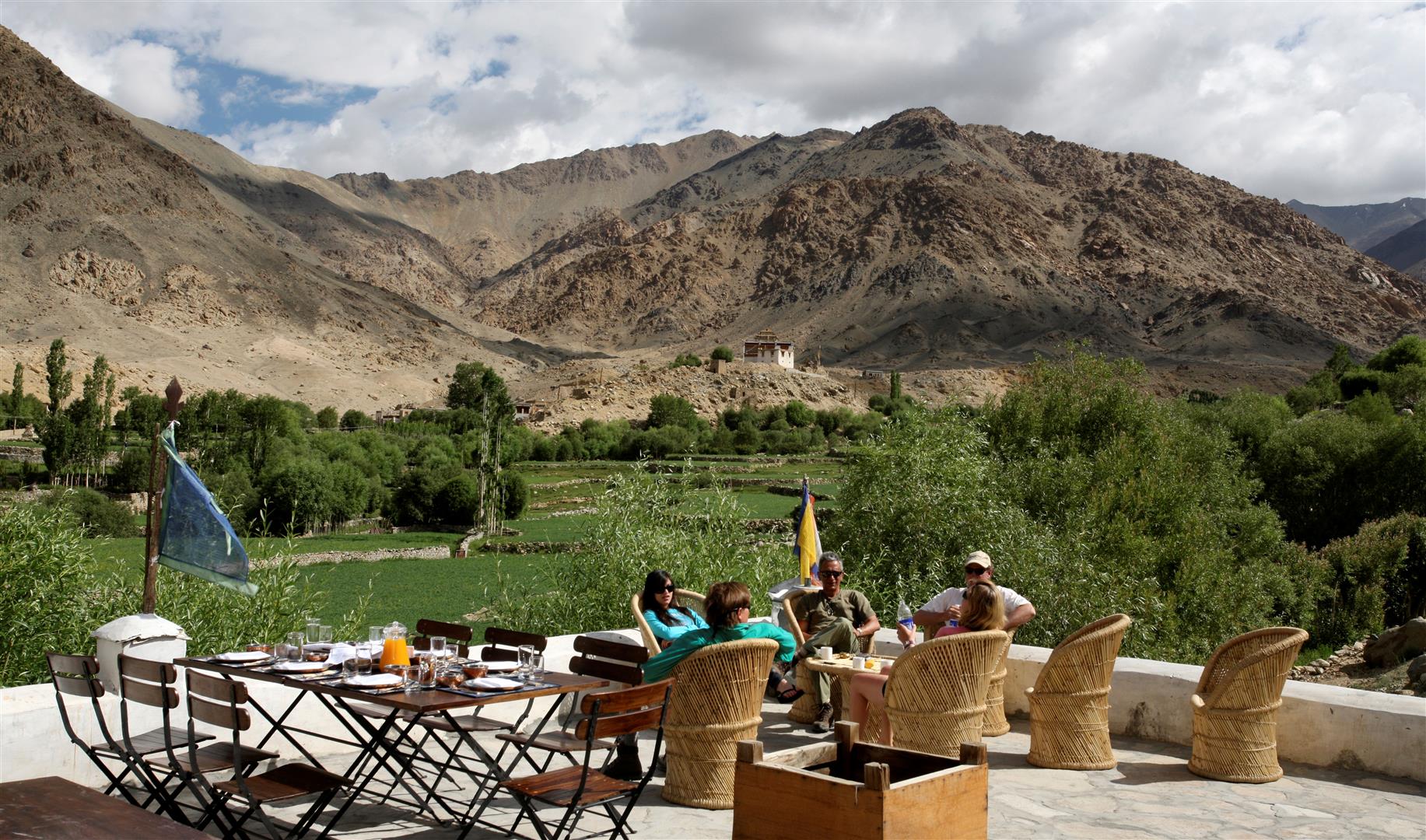 Lunch at a Shakti Village House
