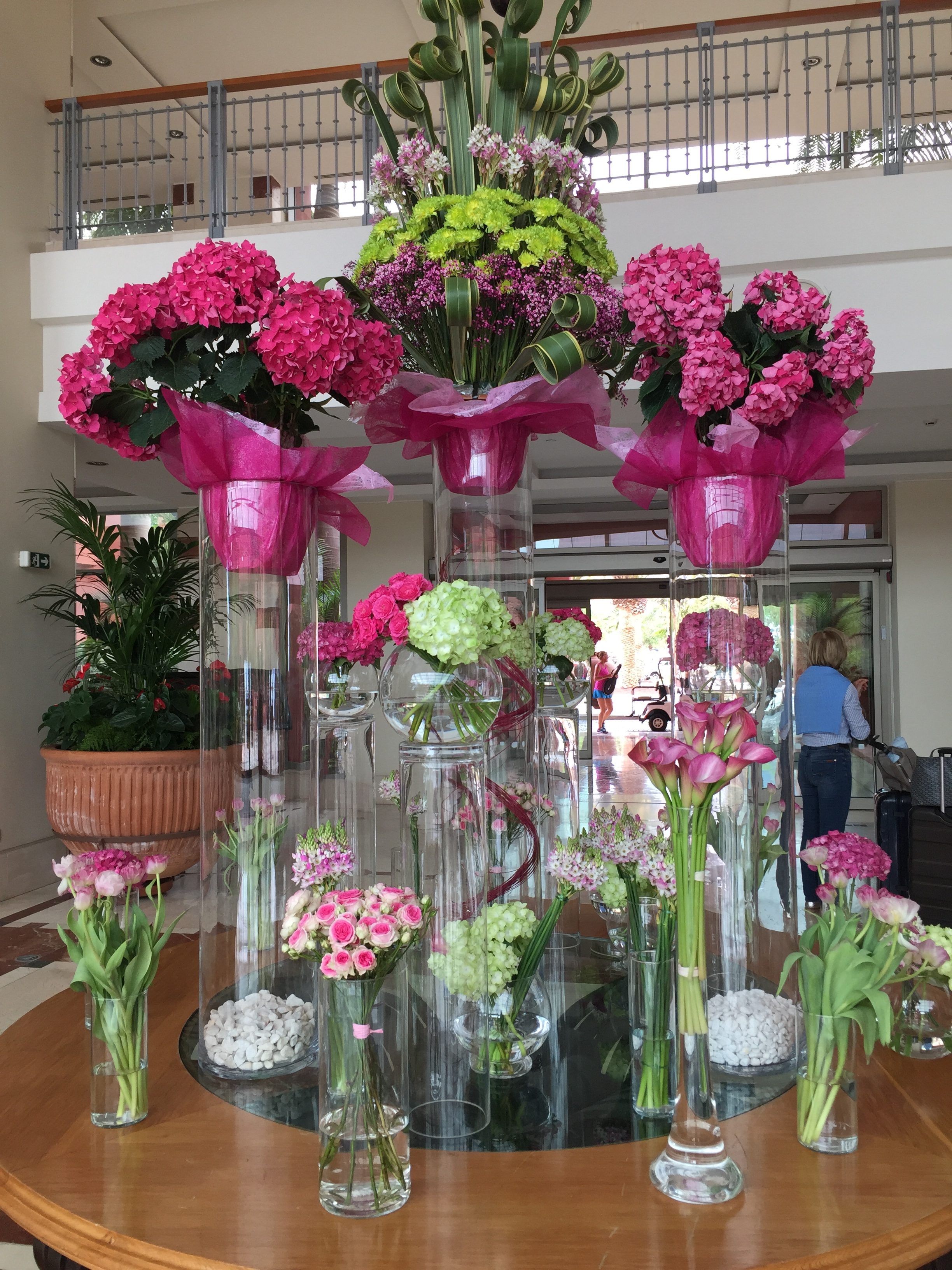 Flowers upon arrival