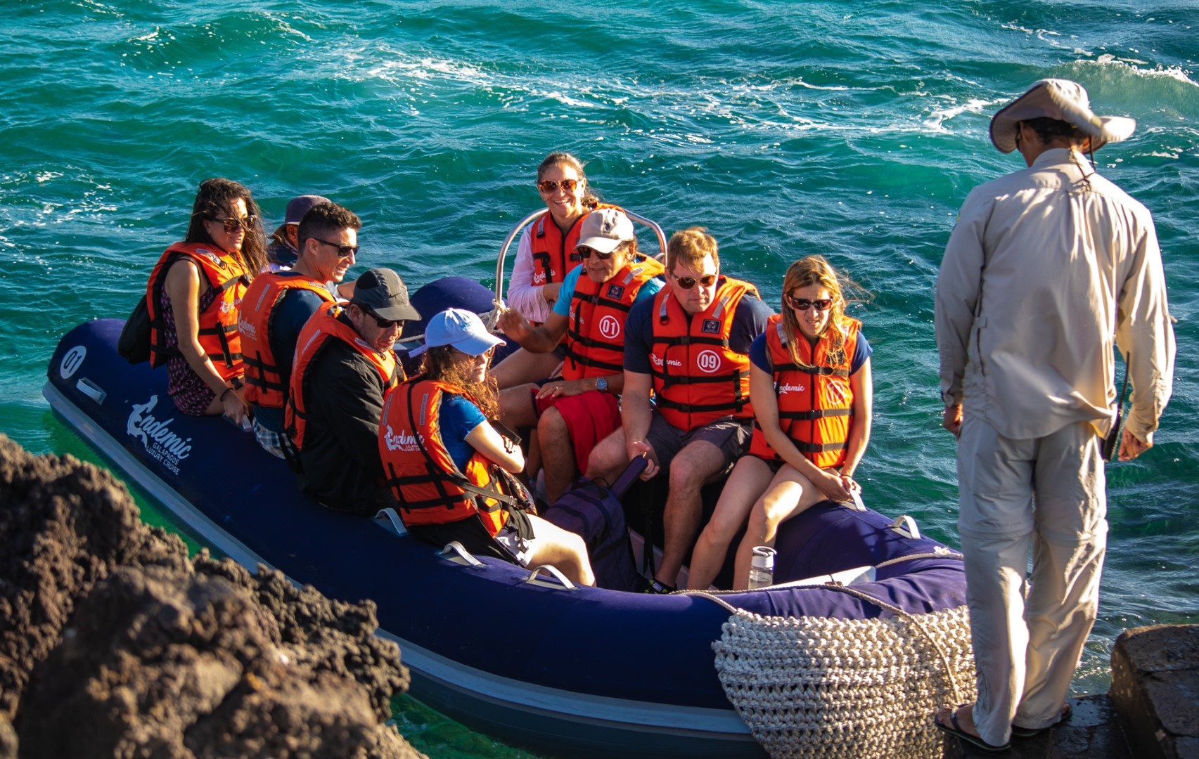 Expert guide leading rafting experience