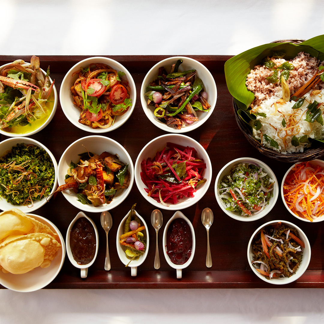 Sri Lankan dishes at Amangalla