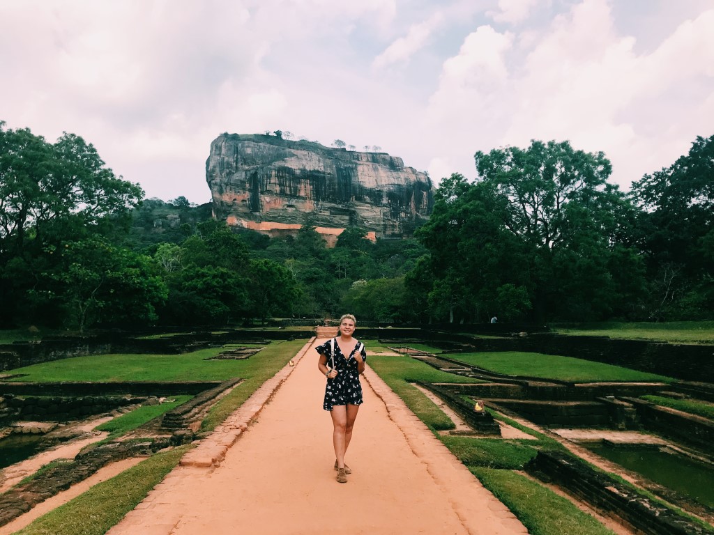 Kirsty at Sigiriya Rock