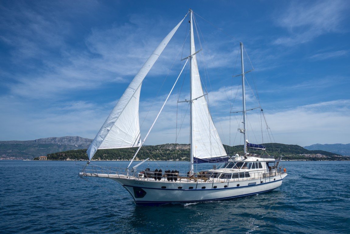 Traditional gulet-style boat
