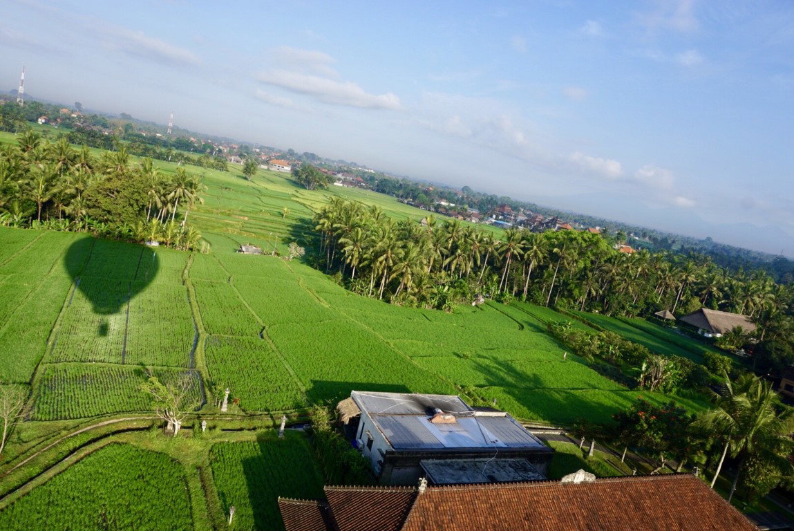 Hot air balloon views