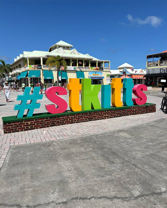 St Kitts sign