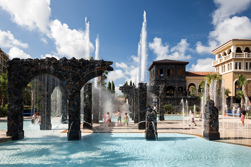 Children playing in pool at the Four Seasons Resort Orlando