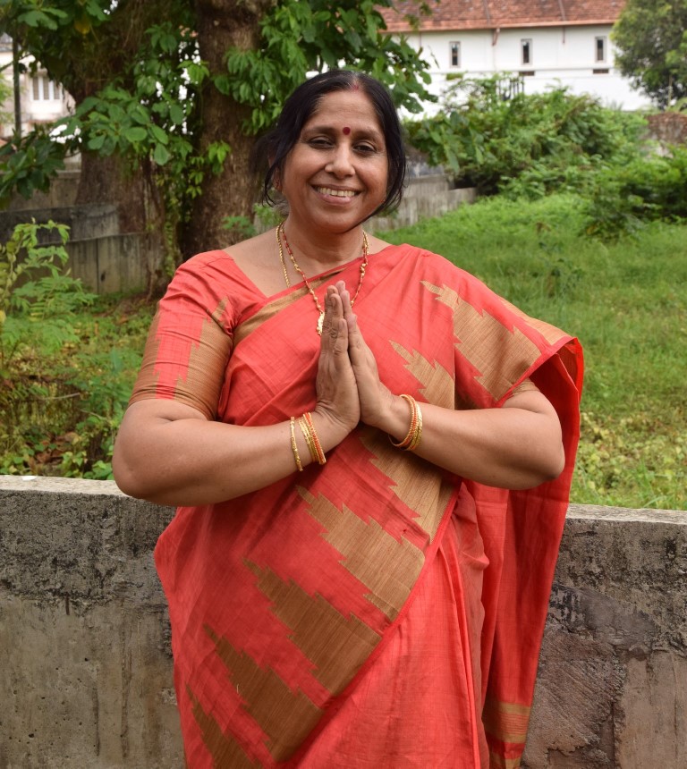Tour guide Lakshmi in India