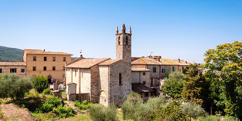 A church in Monteriggioni