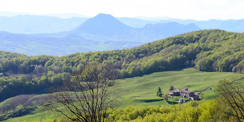 A small country house in the mountains