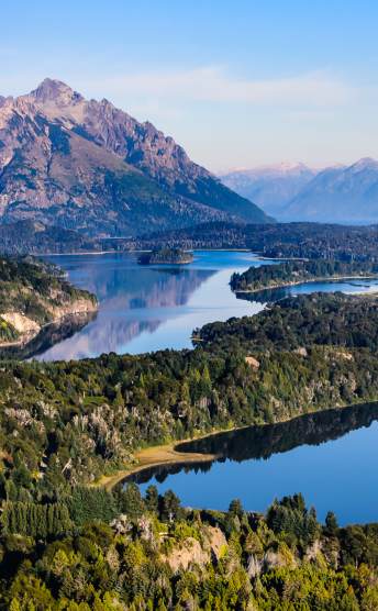 Mountains in Bariloche in Argentina