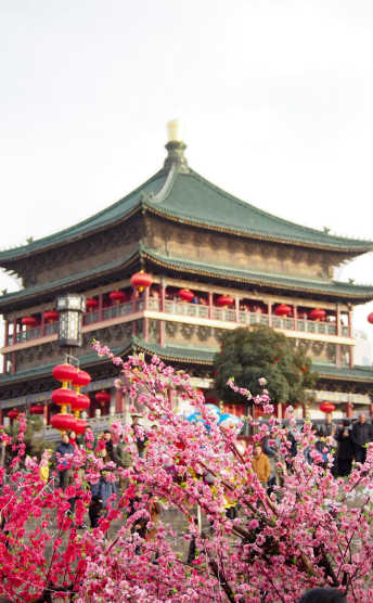 Temple in Xian, China