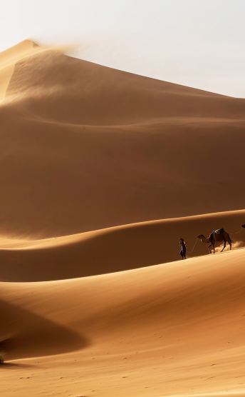 Sahara desert in Morocco